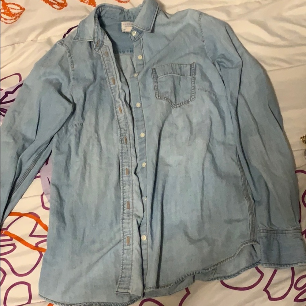 denim button down